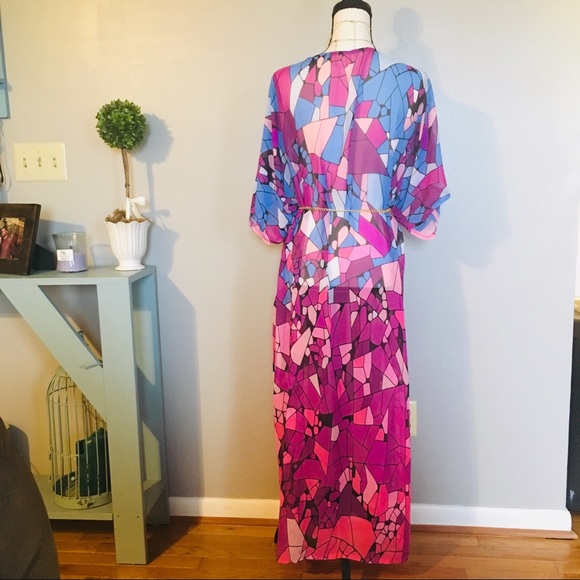 🔹2 LEFT!🔹Fragmented Gypsy Wing Duster Kimono - Picture 6 of 6